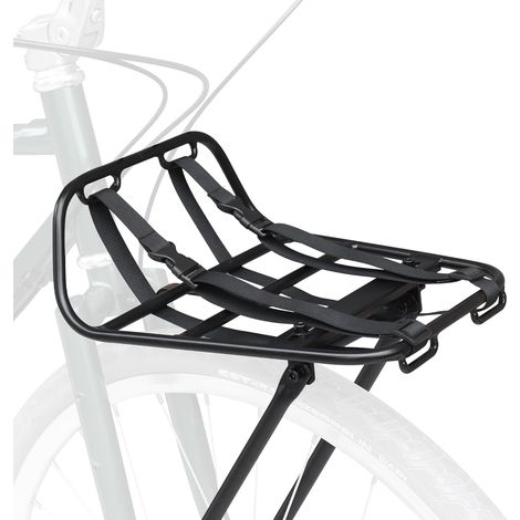 Porte-bagages de vélo avant - Charge maximale 15 kg, alliage d'aluminium - Convient pour vélos 24-29 pouces 700C - Pour vélo de montagne et vélo de route (1/5)