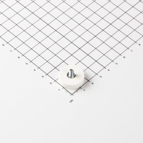 Magna-C Gummiertes Magnetsystem Ø22x6mm mit Gewindezapfen (1/4)