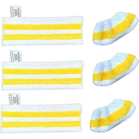 Pour Easyfix Sc2 Sc3 Sc4 Sc5 Aspirateur à Main Chiffons de Vadrouille à Vapeur en Microfibre Accessoires en Tissu de Vadrouille à Vapeur (1/4)
