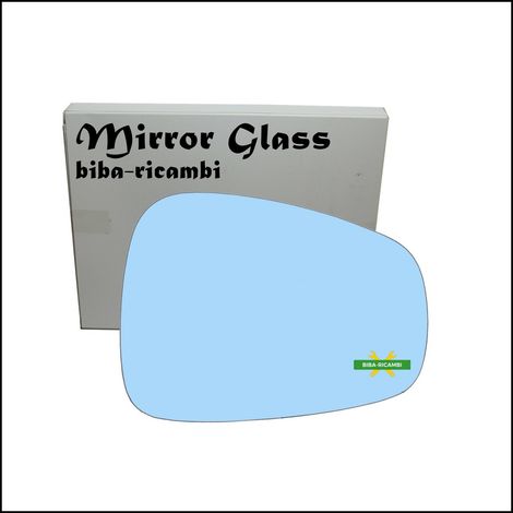 Specchio nudo adesivo blue lato passeggero per alfa romeo mito dal 2008