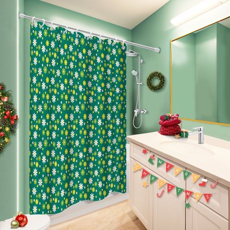Rideau de bain en polyester 180x180 souple polyester pour salle de bain pour créer une ambiance spa (1/5)