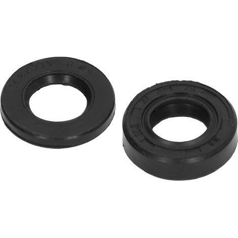 Joint d'huile en caoutchouc 2 pièces pour moteur 2 temps 49cc 50cc 66cc 80cc, pièces de cyclomoteur, étanchéité fiable (1/5)
