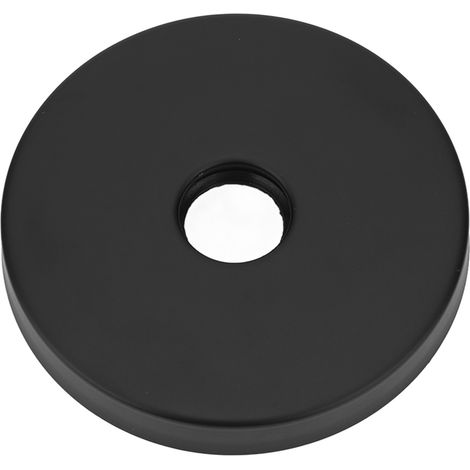 Bride de bras de douche large en acier inoxydable 304, rosace de bras de douche pour tuyau G1/2 po, remplacement pour usage domestique, noir (1/5)