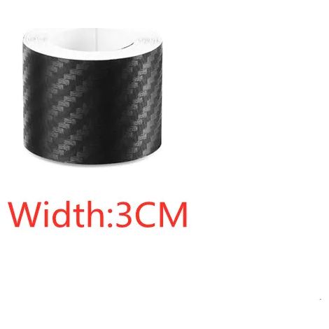 (3 m,3 cm) Ruban adhésif en fibre de carbone nano pour voiture,protection anti-rayures,seuil de porte,rétroviseur latéral,imperméable,film de carbone (1/3)