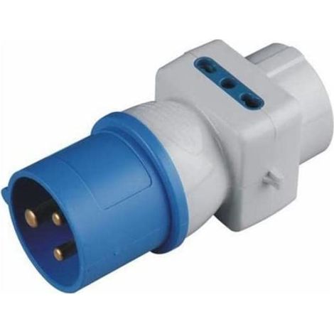 ADATT. 1 SPINA CEE 2P+T 16A 250V 2PR. 2P+T 10/16A 250V B/P 1 PR. SCHUKO