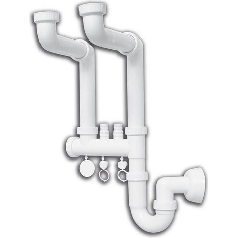 SIPHON WASCHBECKEN 2 WEGE UNSICHTBAR 1.1/2 (1/3)