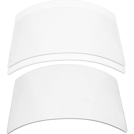 Lentilles de Protection en Verre Organique 3pcs pour Capot de Protection Industriel, Masque Transparent Légèr pour Opérations de Découpe en Milieu Industriel (1/5)