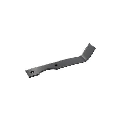 Cuchillo de fresas izquierdo para motocultor adaptable a Agria y Solo - L: 210mm. Tipo escardador.