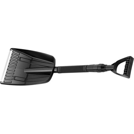 Grattoir à glace - Pelle à neige pliable et robuste, idéale pour les urgences, le camping et l'hivernage en voiture. (1/2)