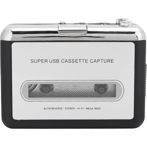 Adaptateur convertisseur audio MP3 pour lecteur de cassettes stéréo portable avec câble USB