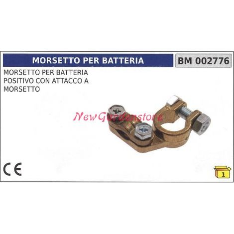 Morsetto per batteria positivo con attacco a morsetto 002776