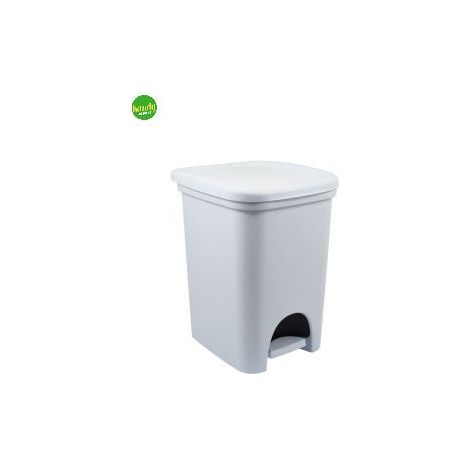 Pattumiera a pedale Belli e Forti colore bianco 18 lt