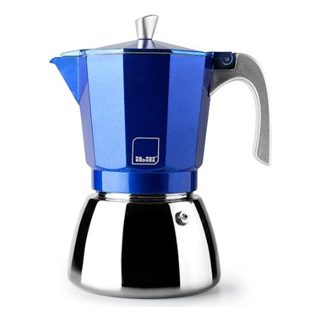 CAFETERA ITALIANA IBILI 629309 ELBA BLUE 9 TAZAS INDUCCION