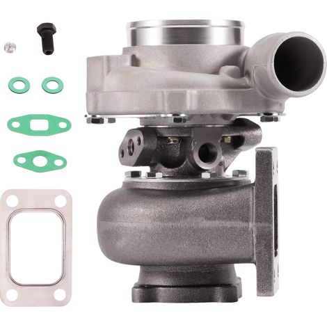 BFO – Turbocompresseur Billet GT3037 GT3076 T3 – A/R 0.6 compresseur – A/R 0.82 turbine – Puissance 500 BHP – Installation professionnelle recommandée (1/5)