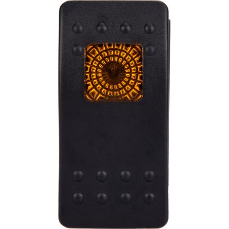 interrupteurs à bascule 4 broches 12 V CC avec voyant LED pour batterie de voiture, bateau ou caravane (jaune)