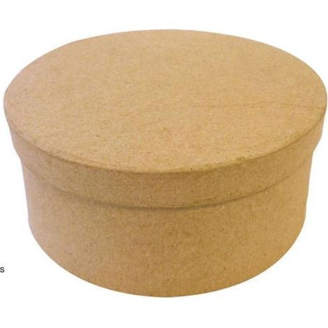 Boîte cylindrique en carton avec couvercle - 10 x Ø 18,5 cm