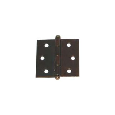 Cerniere pomoli sferici - 30 x 30 mm. - bronzato - 2 pz.
