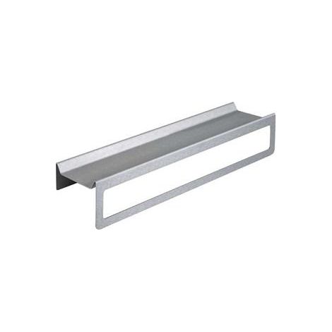 STILHAUS Asta Portalviette Con Mensola Milano Acciaio Satinato 45cm (1/2)