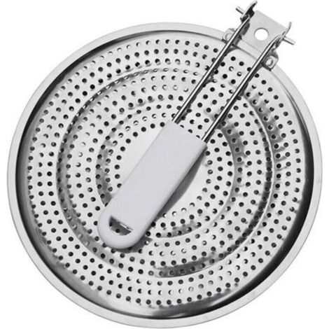 Diffuseur de Chaleur en Acier Inoxydable 21 cm pour Plaque de Cuisson au gaz Uniquement (1/4)