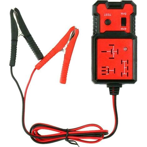 Testeur de relais 12V électronique professionnel pour batterie automobile, outil de diagnostic automatique (1/5)