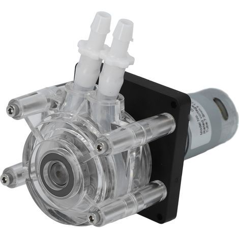 Pompe Péristaltique Auto-Amorçante Haut Débit DC24V - Moteur Réducteur Tout Métal, 3000 ml/min, pour Dosage