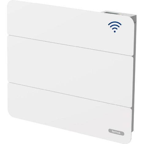 Radiateur à Inertie Sèche Éco-Confort Connecté - Faible Consommation, Thermostat Digital Réglable, Design Moderne & Chauffage Performant (1000 W) (1/5)