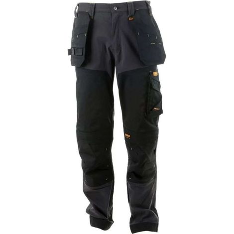 DeWALT - Pantalon de travail Memphis Pro-Stretch pour hommes, taille 48, gris/noir 48920/48 (1/4)