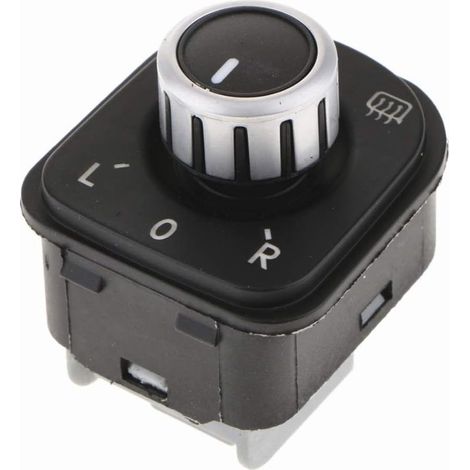 OEM Chrom-Verstellknopf für Außenspiegel 5ND959565B für Jetta MK5, Golf MK5, MK6, Rabbit, Eos, Passat (1/5)