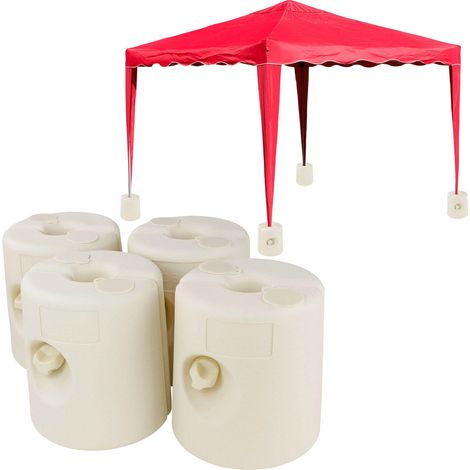 Pavillon Standfuß 4er Set Standfüße Gewicht Gartenpavillon Partyzelt Pavillonfuß (1/5)