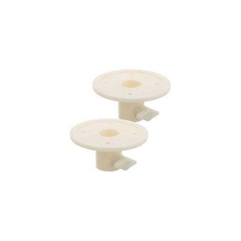 Juego de 2 tornillos estabilizadores para poste de maniquí, soporte de base universal, repuestos, estable, antideslizante, minimalista, exhibición de torsos para tienda de ropa.