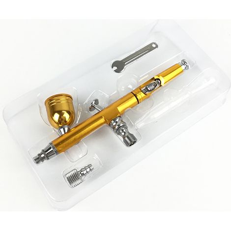 0,3-mm-Doppelwirkungs-Airbrush-Set für Beauty-Make-up, Tattoo-Malerei und Tortendekoration