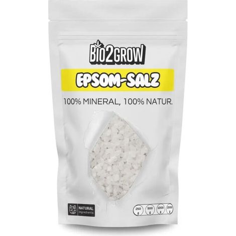 Bio2Grow Epsom-Salz 500 Gramm – Magnesiumsulfat Pflanzenstärkung (1/5)