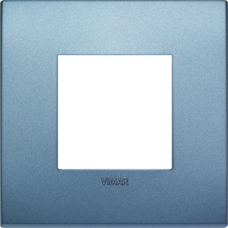 Placca Classic 2M blu matt scatola rotonda Vimar Arkè 19642.76
