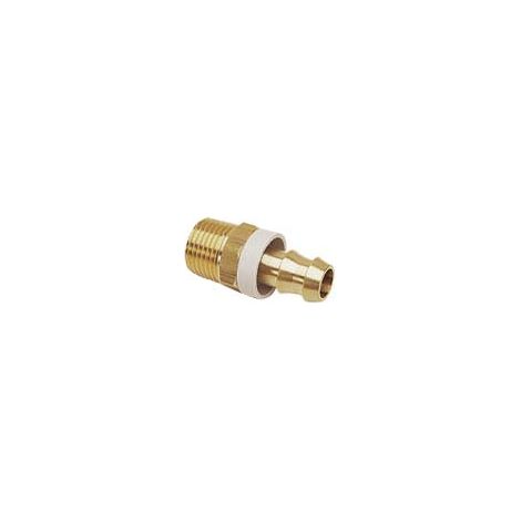Raccord rapide pneumatique Legris, Tuyau cannelé vers Mâle R 3/8 Mâle 19mm 3/8pouces ATEX, PED 97/23/CE en Laiton ( Prix pour Boîte de 10 )