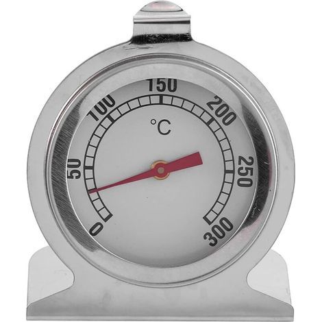 Termometro da forno Lntyq 0-300 °C, termometro da forno in acciaio inossidabile per forni elettrici/a gas, termometro per grill a lettura istantanea con quadrante grande, per fritture, chef e monitora (1/5)