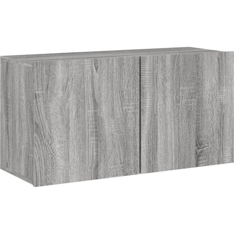 Maison Exclusive - TV-Wandschrank Grau Sonoma 80x30x41 cm