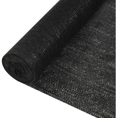 Panneau de clôture noir 1,2 x 25 m PEHD 195 g/m² (1/4)