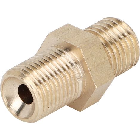 Adaptateur d'entrée d'huile 4AN avec limiteur de débit de 1,0 mm pour turbocompresseurs à roulements à billes GT28/GT30/GT35R. (1/5)