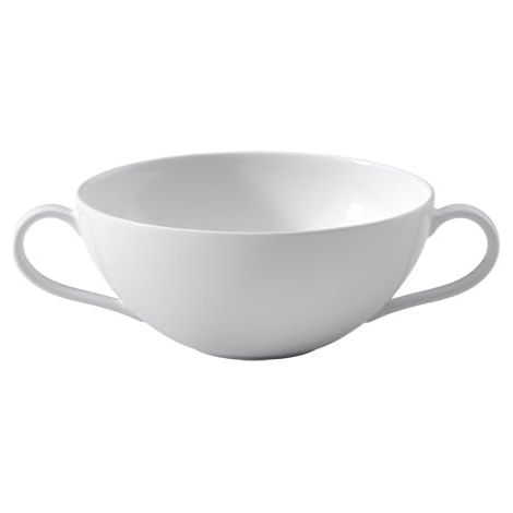 Tasse à Soupe Porcelaine Blanc 45,5 x 28 x 8,6 cm (1/2)