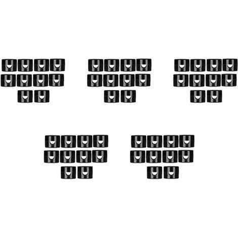 Lot de 50 crochets pour suspension de luminaires de plafond, accessoires de fixation pour lampes, câbles électriques et lustres. (1/5)