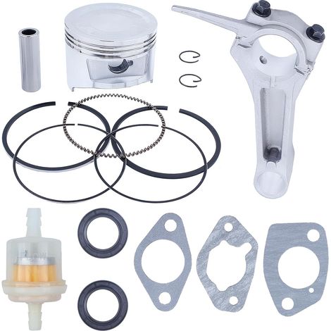 88MM Piston Ring Engine Connecting Rod Crankshaft Oil Seal Kit for Honda GX390 188F 13HP Motor Lawnmower Trimmer Replacement Parts for 13101-ZF6-W00 13010-ZF6-003 (1/5)