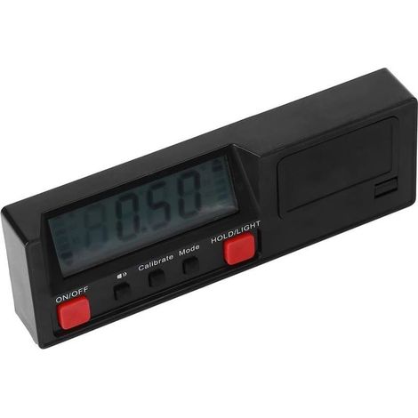 Goniomètre numérique, inclinomètre électronique de précision magnétique et rapporteur pour la mesure d'angles (1/4)