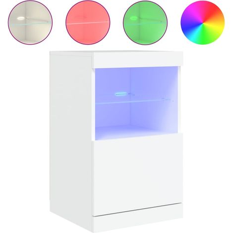Maison Exclusive - Credenza con Luci LED Bianca 41x37x67 cm