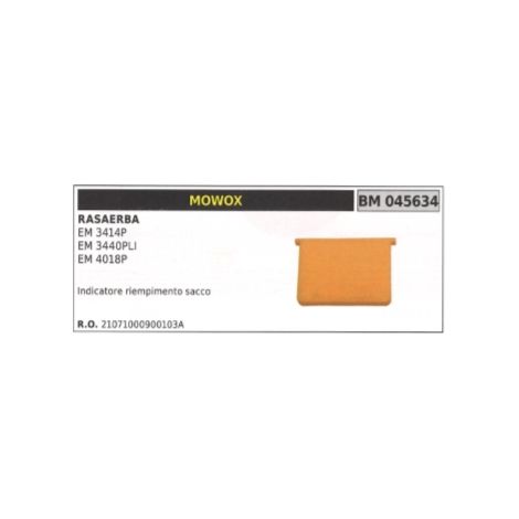 Indicatore riempimento sacco MOWOX rasaerba EM3414P EM3440PLI EM4018P
