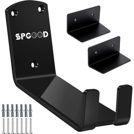 Support Mural Vélo 3 en 1, Charge 32 Kg pour Vélos Électrique avec 2 Équerres, 2 Coussinets de Protection, Suspension Pédale pour VTT, Vélos Électriques Et Vélo de Course (1/5)