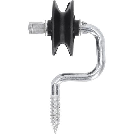 Lot de 10 accessoires pour clôture électronique de terrain : isolateurs autotaraudeurs, isolateurs d'angle à visser, câblage fixé au piquet (1/5)