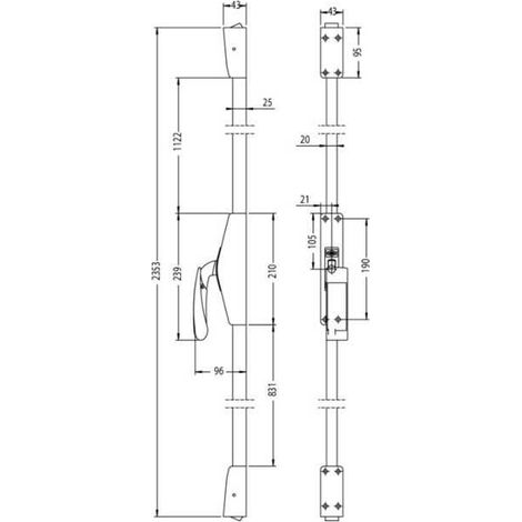 Jpm Europad serratura di sicurezza nera ergonomica (1/3)