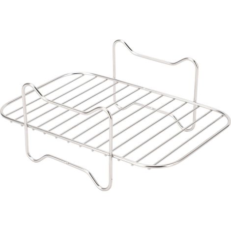 Grille de friteuse en acier inoxydable à plusieurs niveaux pour déshydrateur et grille-pain Ningja Foodi DZ201 401 (1/5)