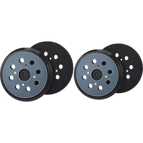 Disques de polissage - 125 mm - avec 8 trous et velcro - tampons de polissage - ensemble de polissage - polir - papier brillant - 4 pièces (1/5)