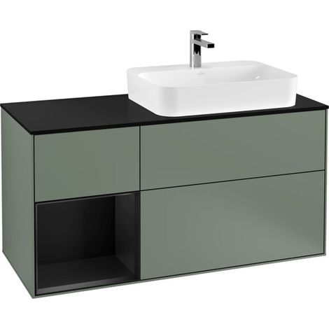 Villeroy & Boch F392PDGM Meuble sous-lavabo Finion F39 (1/2)